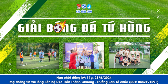 ⚽️ THÔNG BÁO ĐĂNG KÝ THAM GIA GIẢI BÓNG ĐÁ TỨ HÙNG 🏆